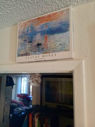 Customer photo review of Claude Monet - Impression, Sunrise