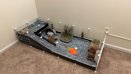 Customer photo review of Fleece Liners | Dusky Blue | Plush Bedding