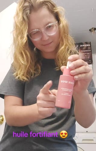 Customer photo review of Pre-Wash Fortifying Rosemary Oil for Scalp