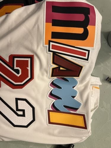 Customer photo review of NBA Jimmy Butler Miami Heat 22 Jersey