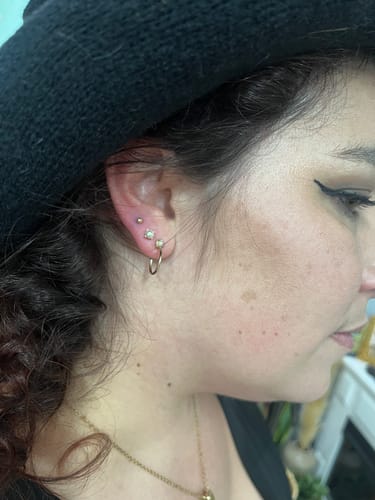 Customer photo review of Piercing Service