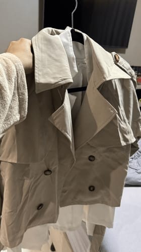 Customer photo review of Isla Trench Coat