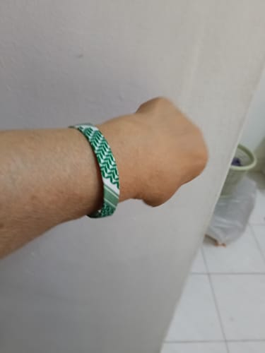 Customer photo review of Keffiyeh Bracelet