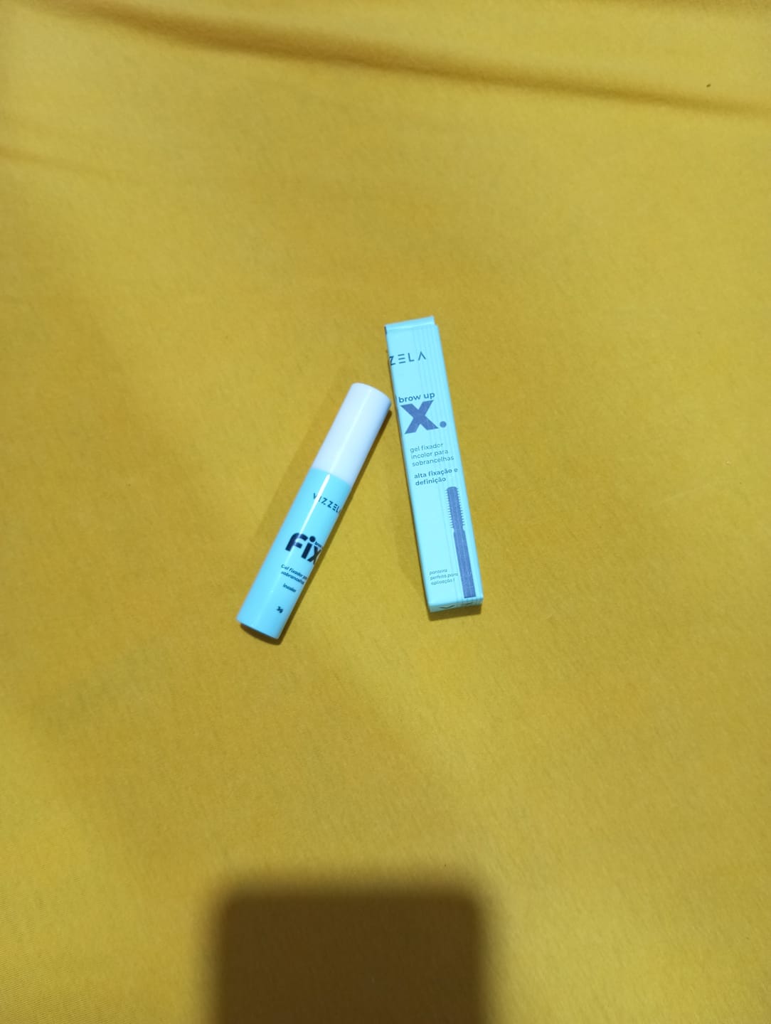 Customer photo review of Brow Up Fix - Gel Fixador para Sobrancelhas – Vizzela