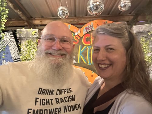 Customer photo review of Drink Coffee Empower Women Unisex T-shirt