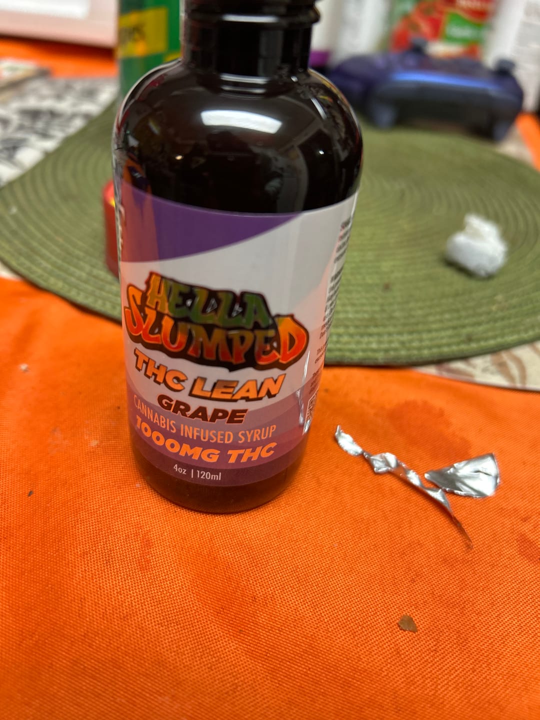 Customer photo review of THC Syrup - Grape