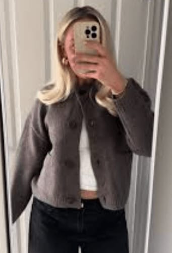 Customer photo review of Zoey Knitted Cardigan