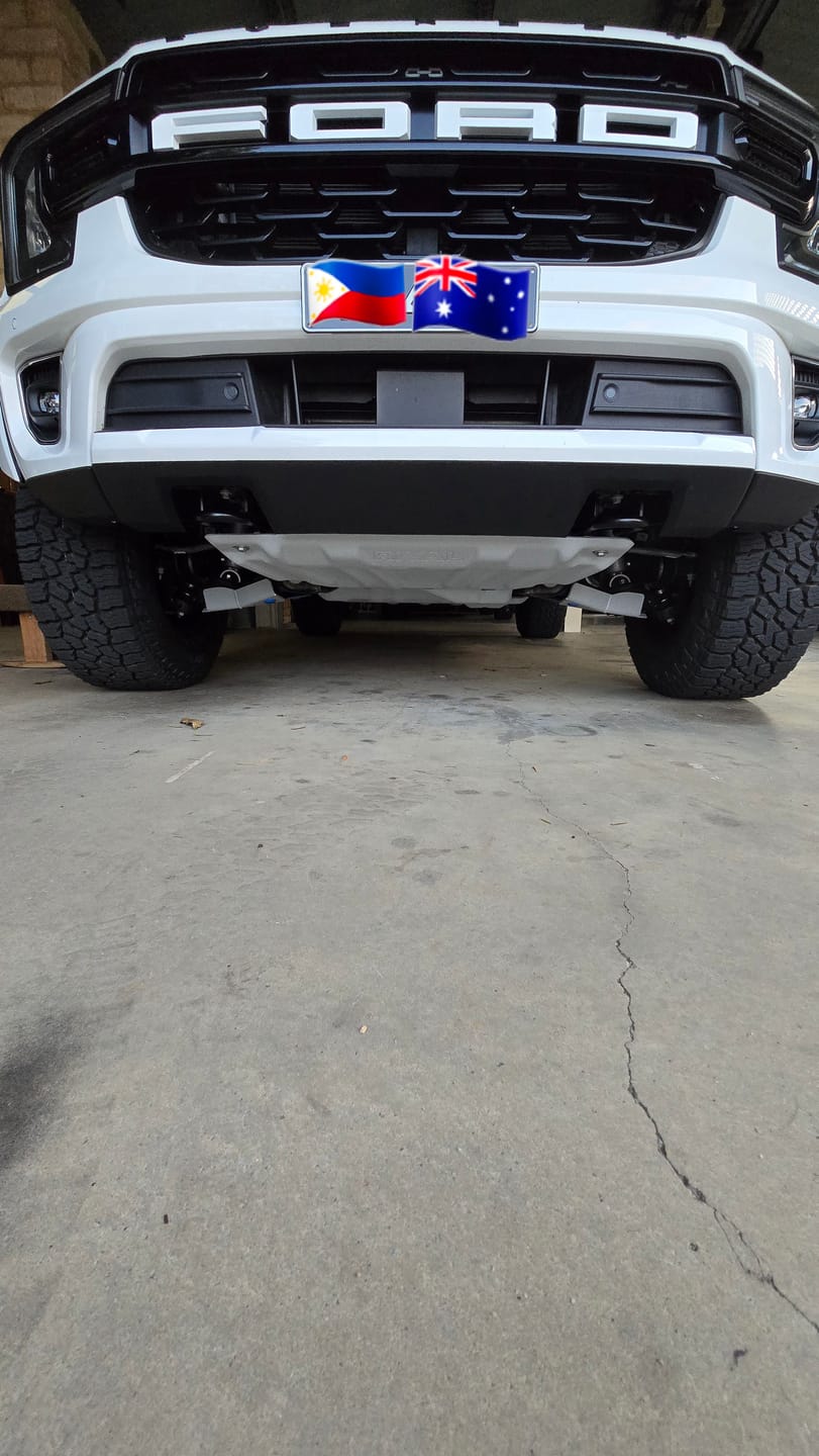 Customer photo review of Set of 5 Aluminum Bash Plates Ford Ranger Next Gen / Ford Everest Next Gen / Amarok (2023-Present)