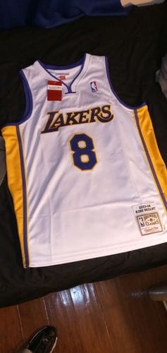 Customer photo review of Kobe Bryant Los Angeles Lakers “Legend” 8/24 Jersey