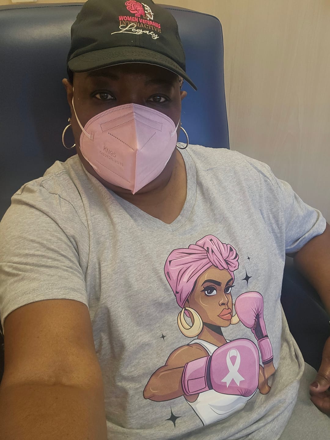 Customer photo review of Pink Breast Cancer Butterfly