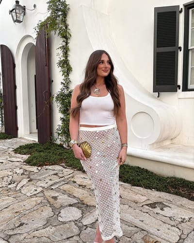 Customer photo review of Aira Maxi Skirt