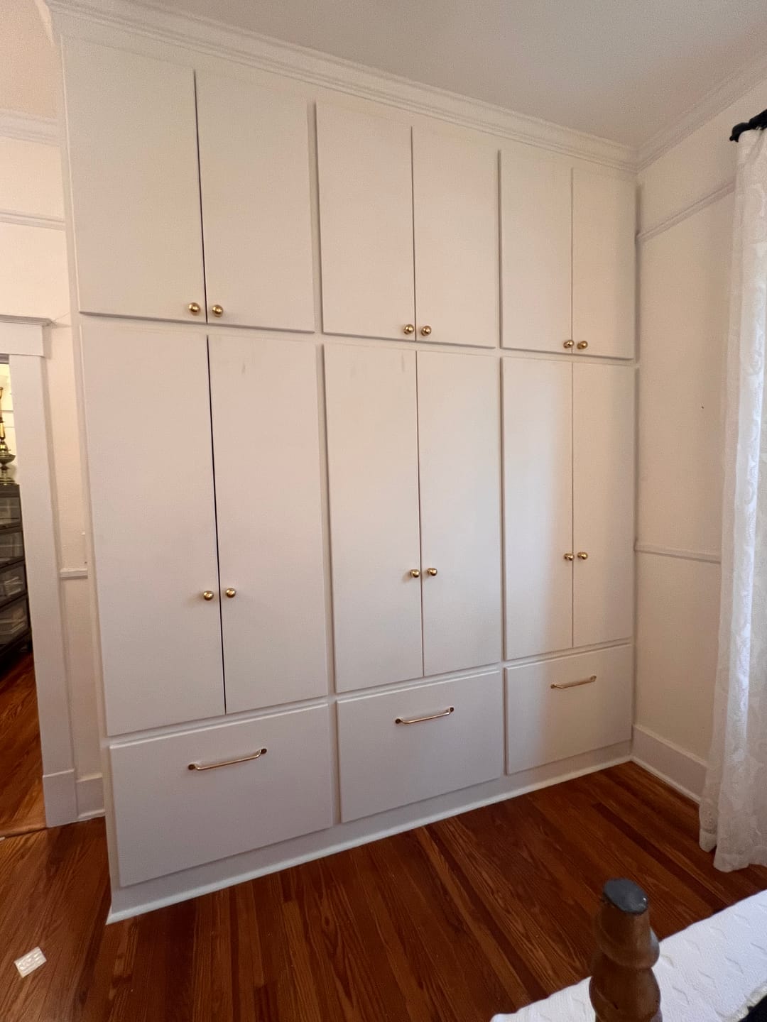 Customer photo review of Brass Ball Knob - Unlacquered Polished Brass