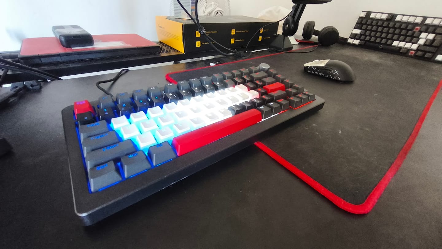 Customer photo review of DrunkDeer A75 Pro - Wired Actuation Distance Adjustable HE Magnetic Switch Keyboard