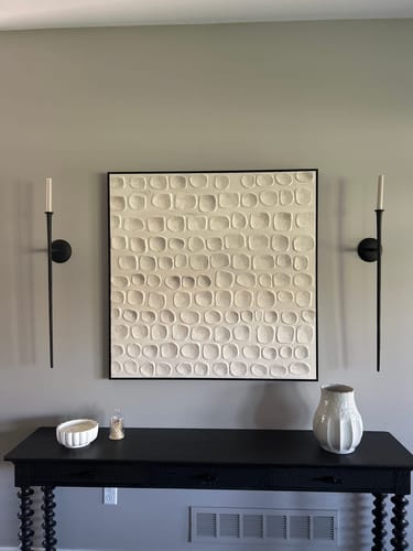 Customer review photo for Plaster Art Texture Painting #SG344
