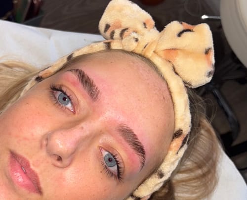 Customer photo review of Cysteamine Brow & Lash Lamination Kit - Step 2 - 15ml