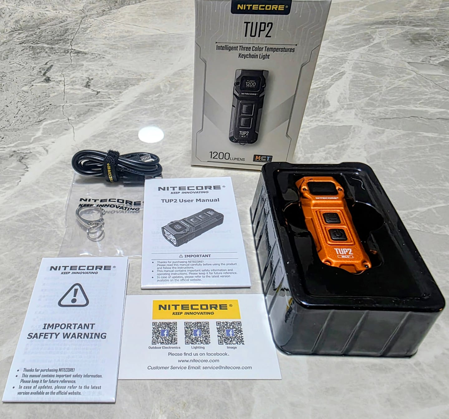 Customer photo review of TUP 2 (Orange) - 1200 lumens