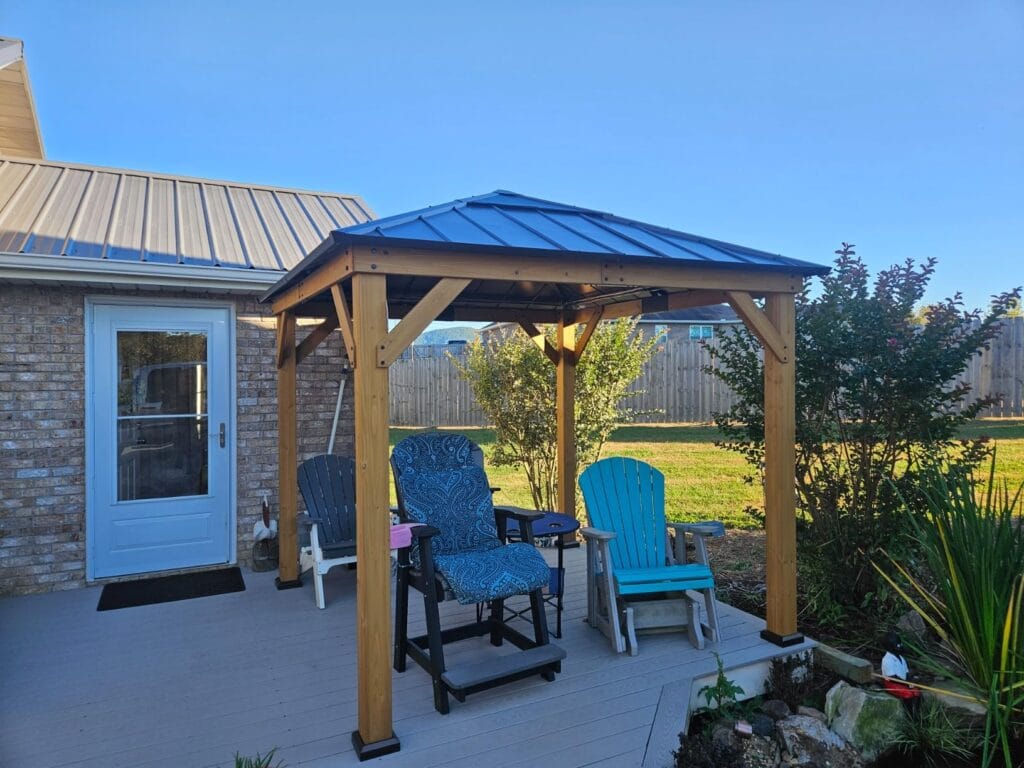 Fate Bewertung von Zedernholz Pavillon RAPI - 273cm x 273cm