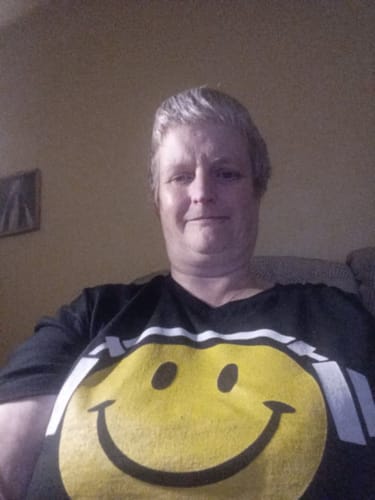 Customer photo review of Happy Listening T-Shirt