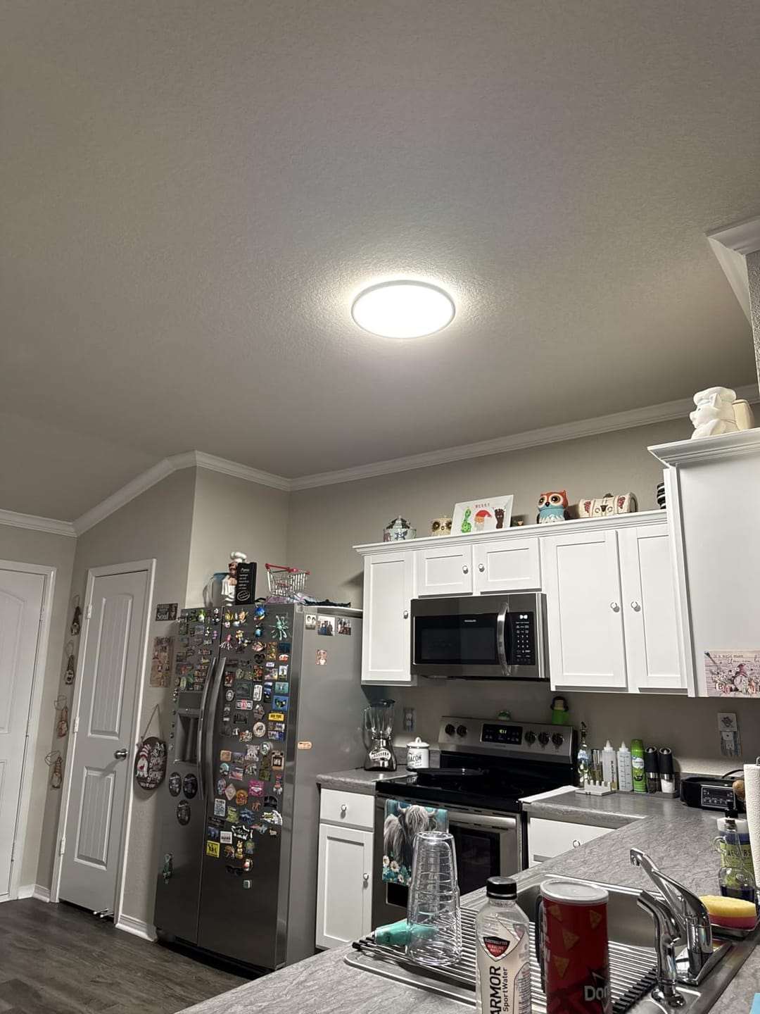 Customer photo review of WOMO LED Deckenleuchte Flach Rund-WM1024