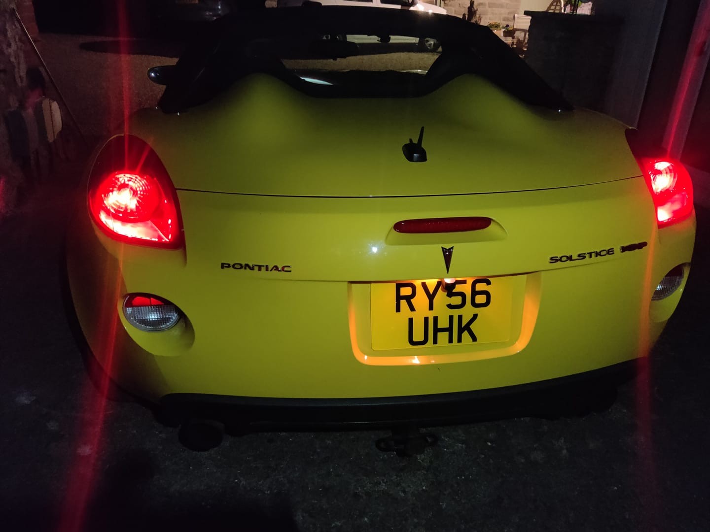 Customer photo review of American Import Number Plate – 12 x 6 Inches