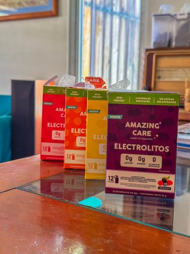Customer photo review of Pack 4x Electrolitos Mix Sabores + Vaso Regalo