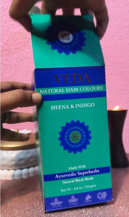 Customer photo review of Veda Natural Hair Colours