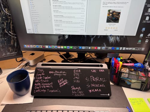 Customer photo review of DeskBoard Buddy