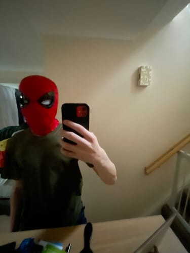 Customer photo review of The OG Spidey Gear™ - Winking Mask