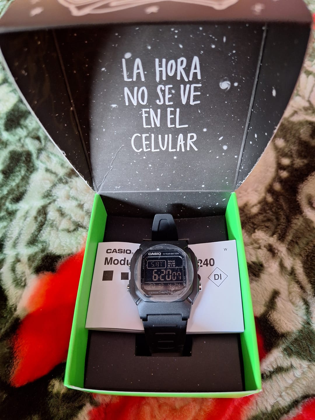 Customer photo review of Reloj Casio Vintage W-800H-1B Negro Pantalla Negativa