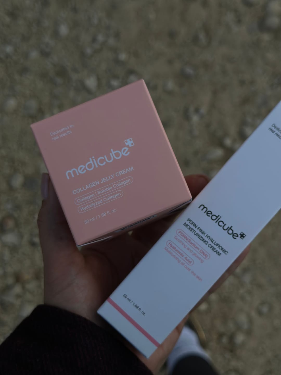 Customer photo review of Nostiprinošs krēms-gels sejai Medicube Collagen Jelly Cream