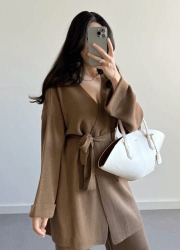 Customer photo review of Miley Comfy Knitted Autumn Set
