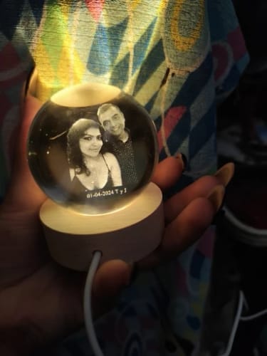 Customer photo review of Esfera Personalizada