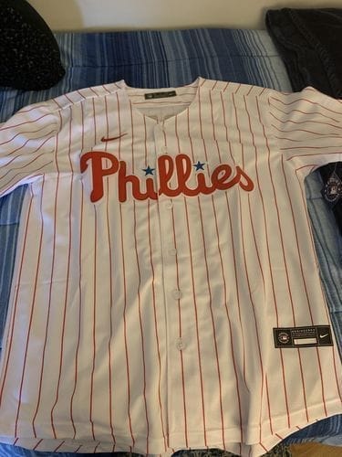 Customer photo review of MLB Philadelphia Phillies Jersey