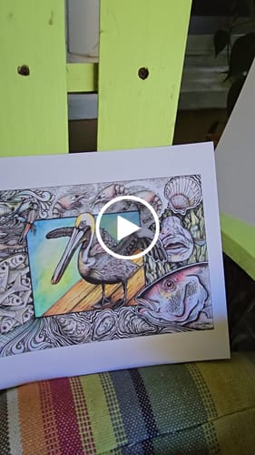 Customer video review of 8x10 Giclee Fine Art Prints
