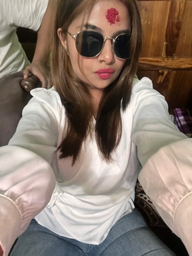 Customer photo review of The OG |  Round Black Silver Sunglasses MG2977