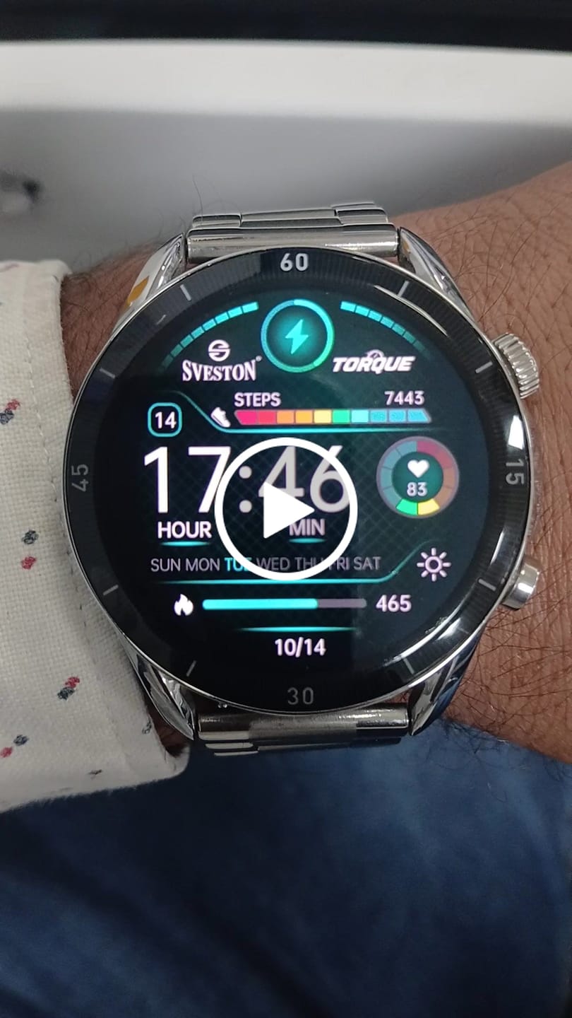 Customer video review of Torque Chain Smartwatch