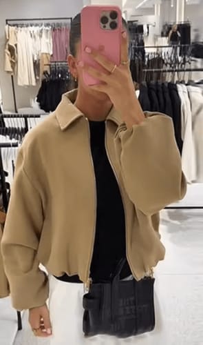 Customer photo review of Feliz Bomber Jacket