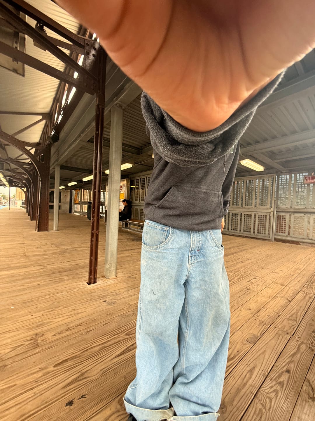 Customer photo review of Aelfric Eden Super Baggy Drawstring Waist Jeans
