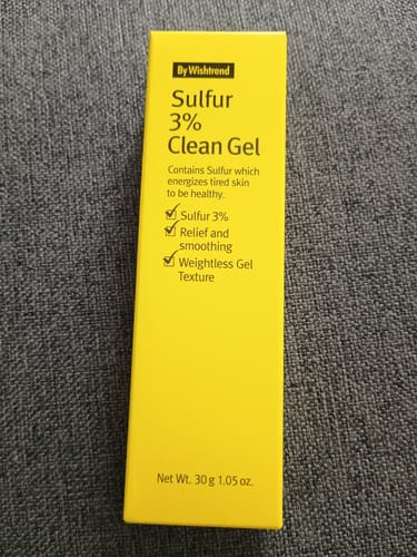 Customer photo review of Sulfur 3% Clean Gel