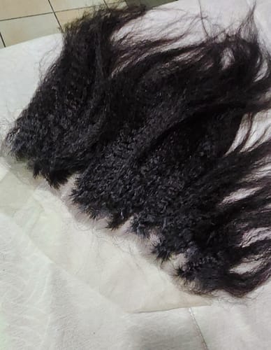 Customer photo review of Closures: Full Frontal Kinky Straight Closures Only