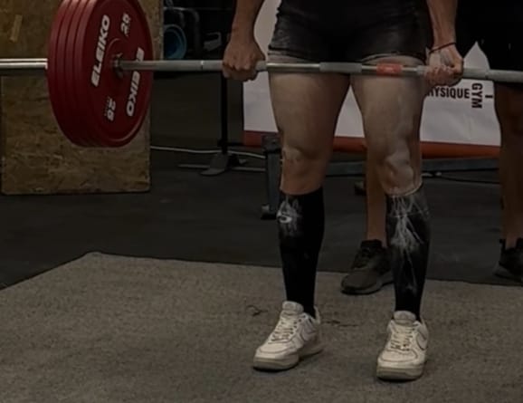 Customer photo review of Black Deadlift / Weightlifting Socks