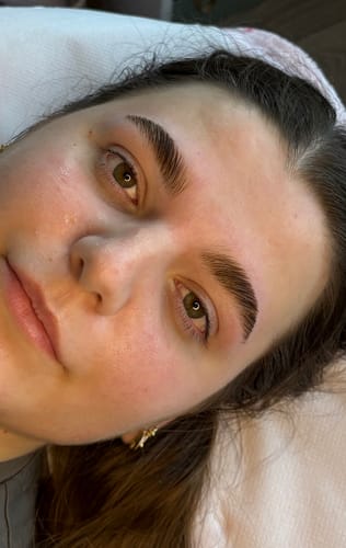 Customer photo review of Cysteamine Brow & Lash Lamination Kit - Step 2 - 15ml