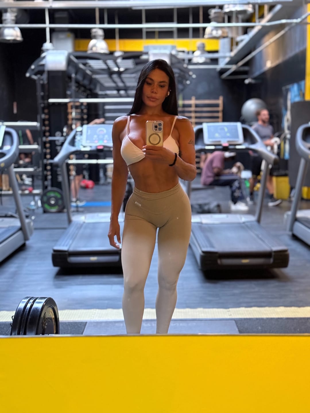 Customer photo review of Leggings Push-Up All-Up Sabbia