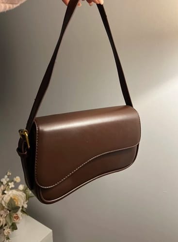 Customer photo review of Mila Shoulder Saddle Bag