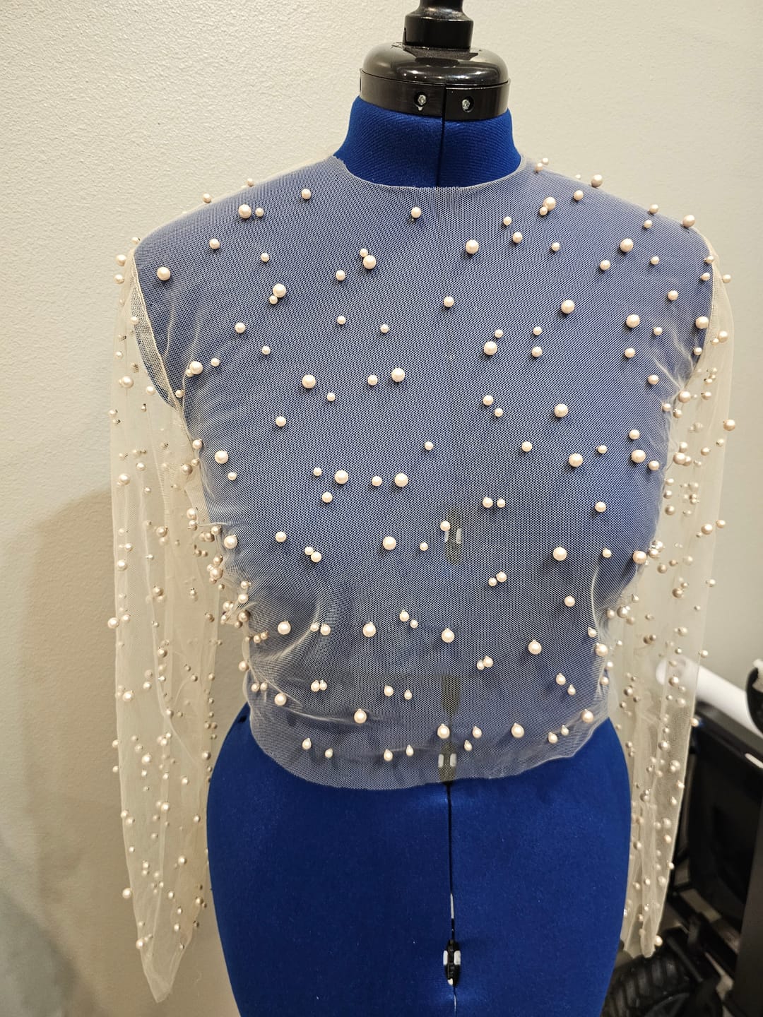 Customer photo review of Skin Tone Pearl Tulle