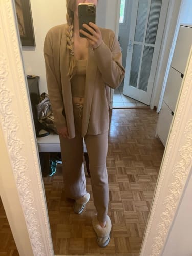 Customer photo review of Miley Comfy Knitted Autumn Set