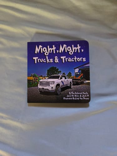 Customer photo review of NIGHT NIGHT TRUCKS & TRACTORS CHILDREN'S BOOK
