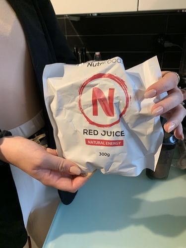 Customer photo review of Nutrifoodz® Red Juice
