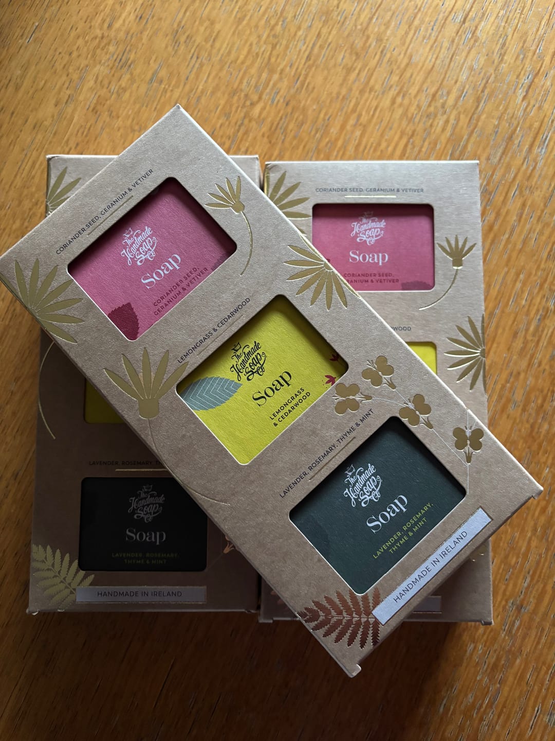 Customer photo review of Gift Set of Handmade Soap | 3 x 140g