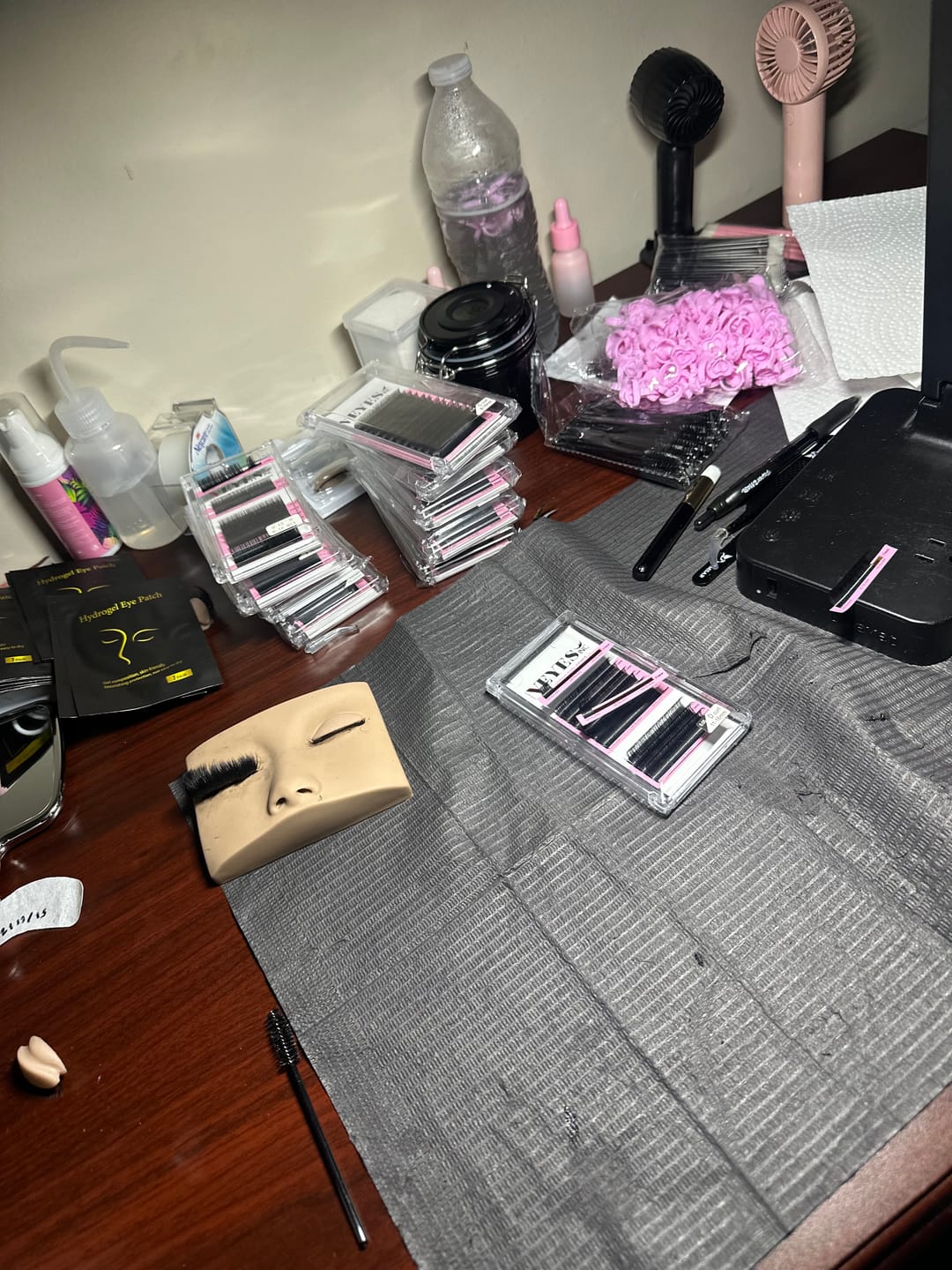 Customer photo review of Premium Eyelash Extensions 0.05mm